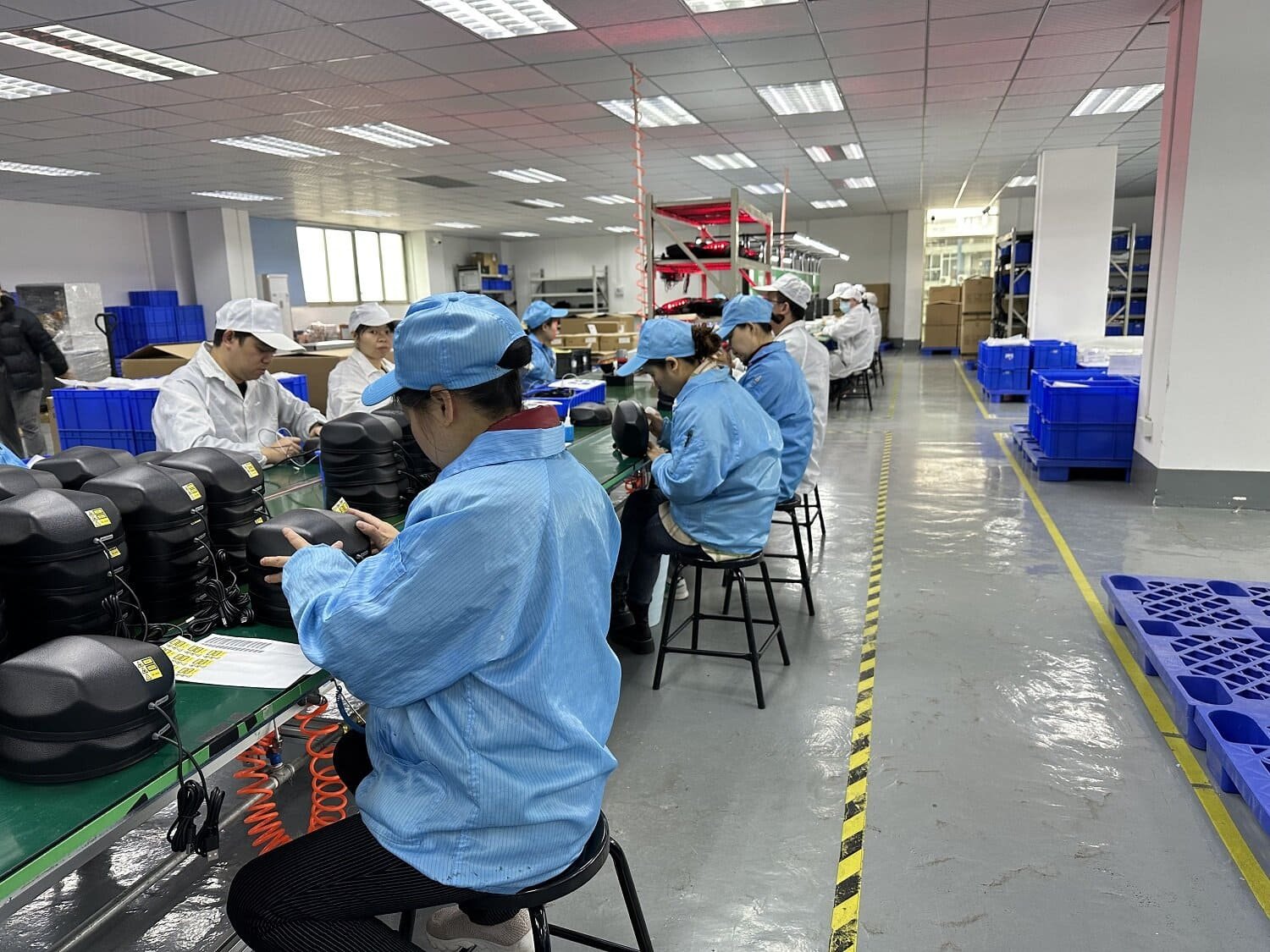 Factory assembly floor